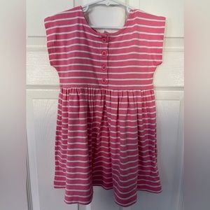 Hanna Andersson GUC pink and white striped play dress